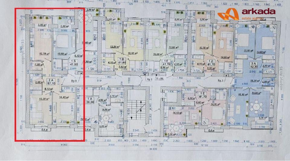 2-х кім. квартира ЖК Княгинин Центр