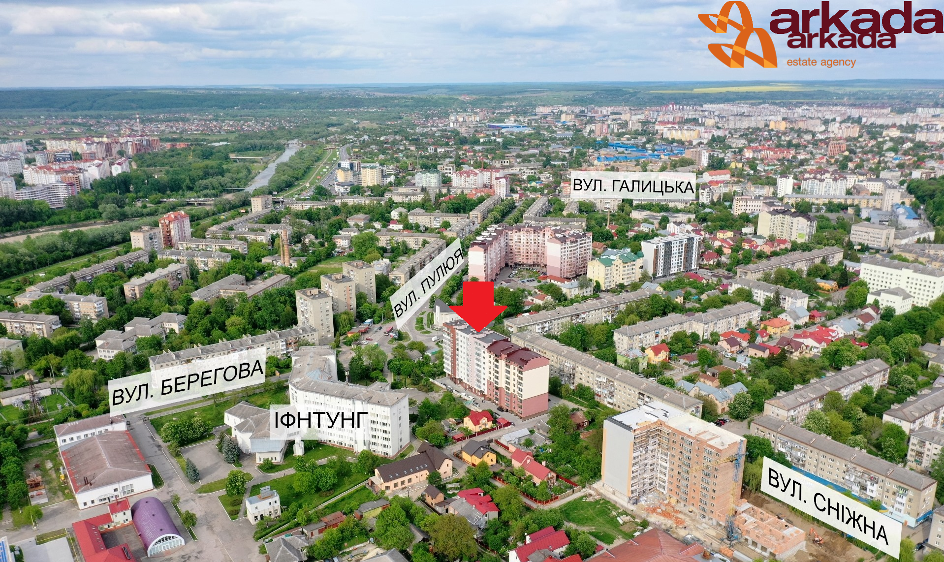 Комерційне приміщення вул. Сніжна – Берегова біля ІФНТУНГ напівцоколь