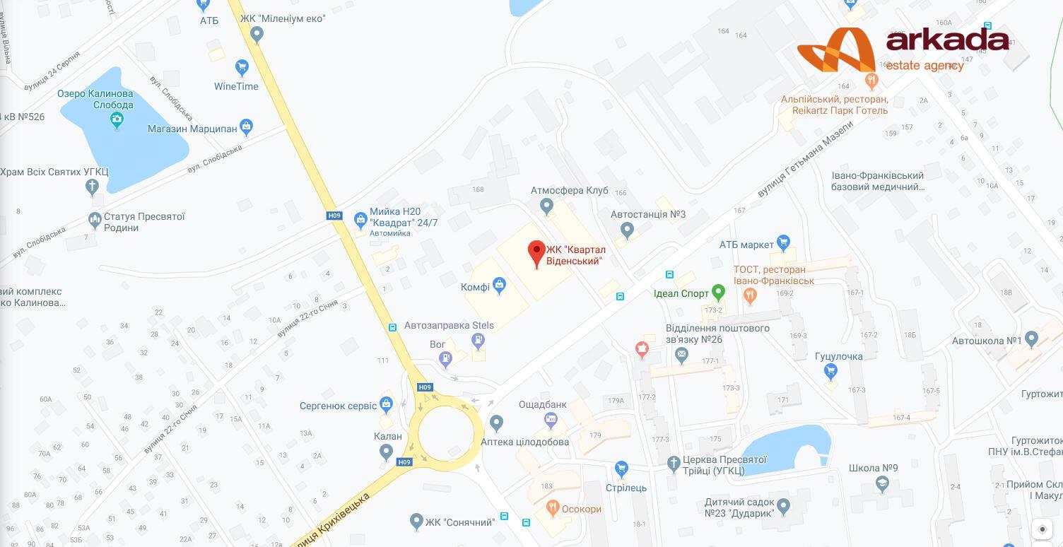 2-х кім. квартира ЖК ВІДЕНСЬКИЙ вул. Мазепи. ТЦ Сільпо. Р-н Озера та парку