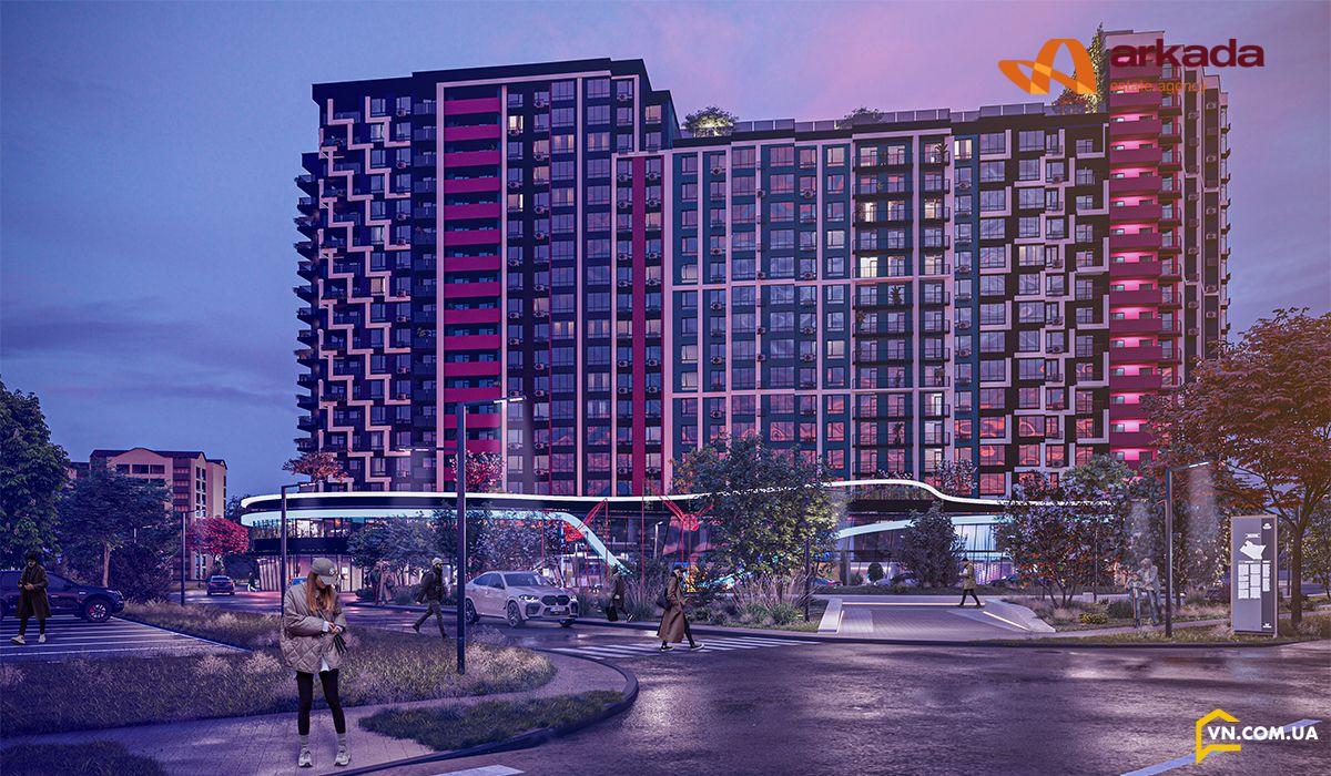 Видова на місто 1к квартира Скайгарден ЖК SkyGarden Благо