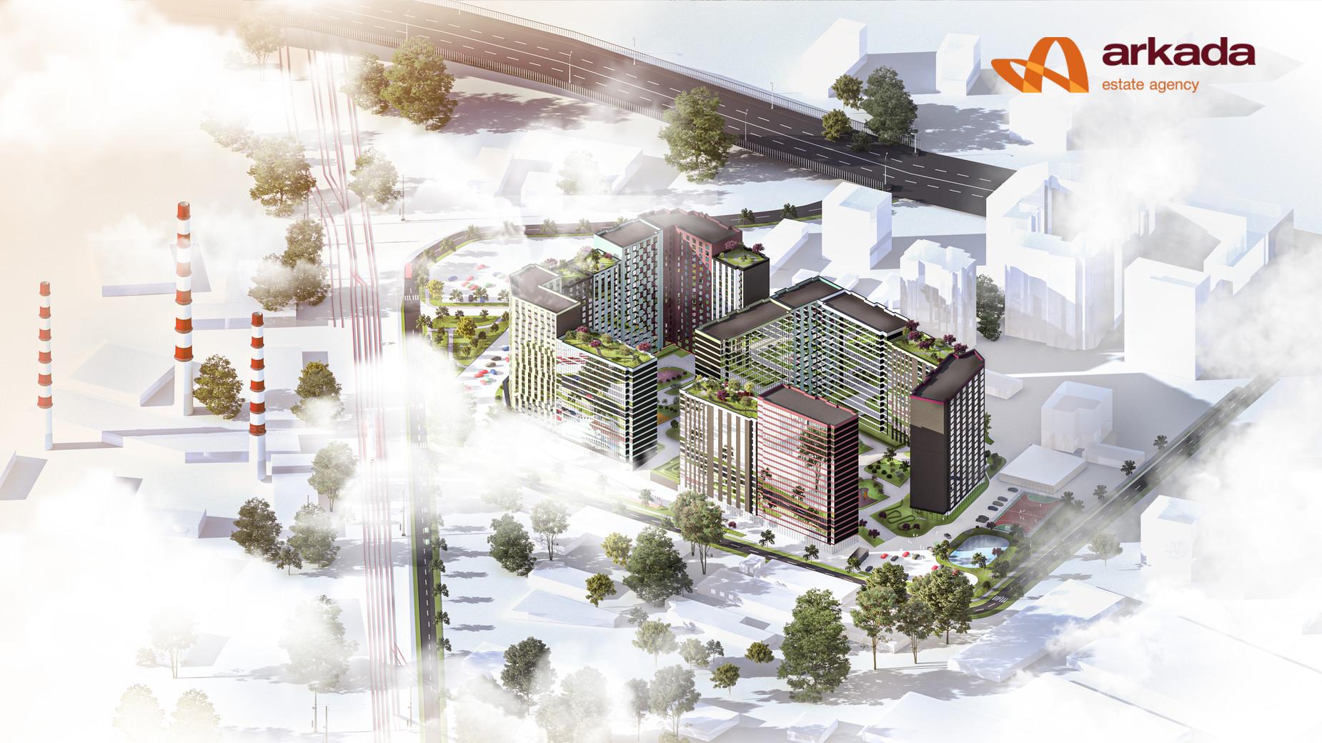 Видова на місто 1к квартира Скайгарден ЖК SkyGarden Благо