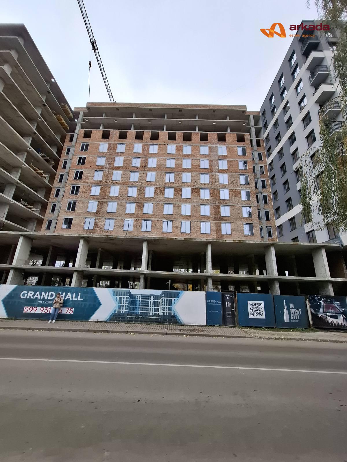 Продається 1кімнатна квартира  ЖК Grand Hall ( забудовник ІнвестСіті )