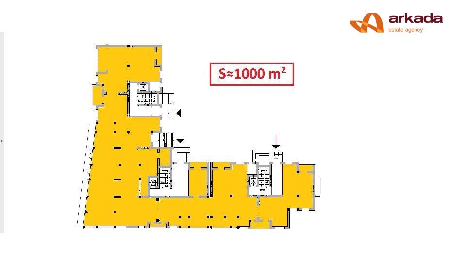 Продам фасадне  комерційне приміщення вільного призначення формату open space заг площею 1000