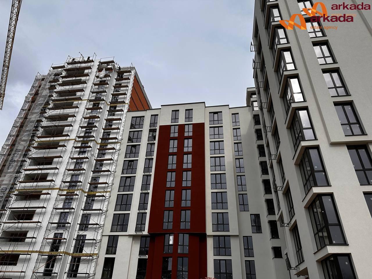 Здана 1кім.квартира. 45.7м2, 8-поверх!