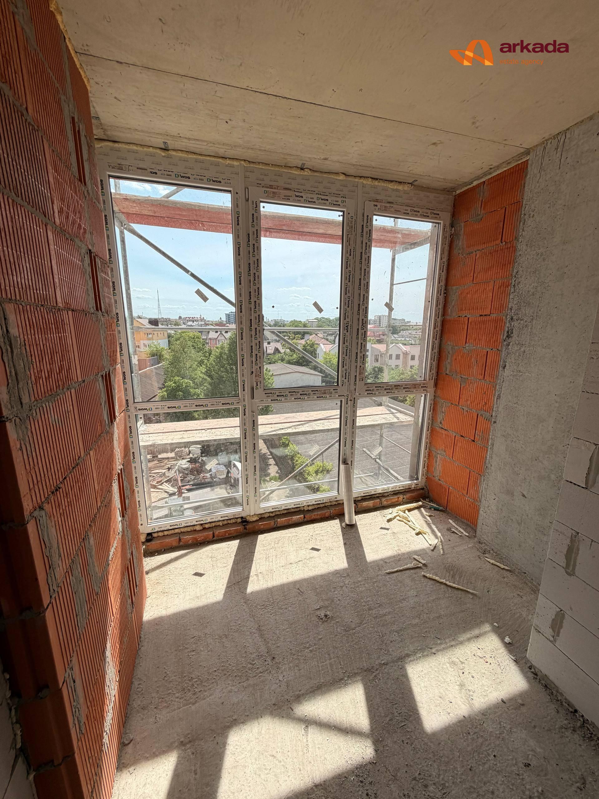 Продаю 1К на 5пов. в новобудові. Центральна частина міста. Газ.