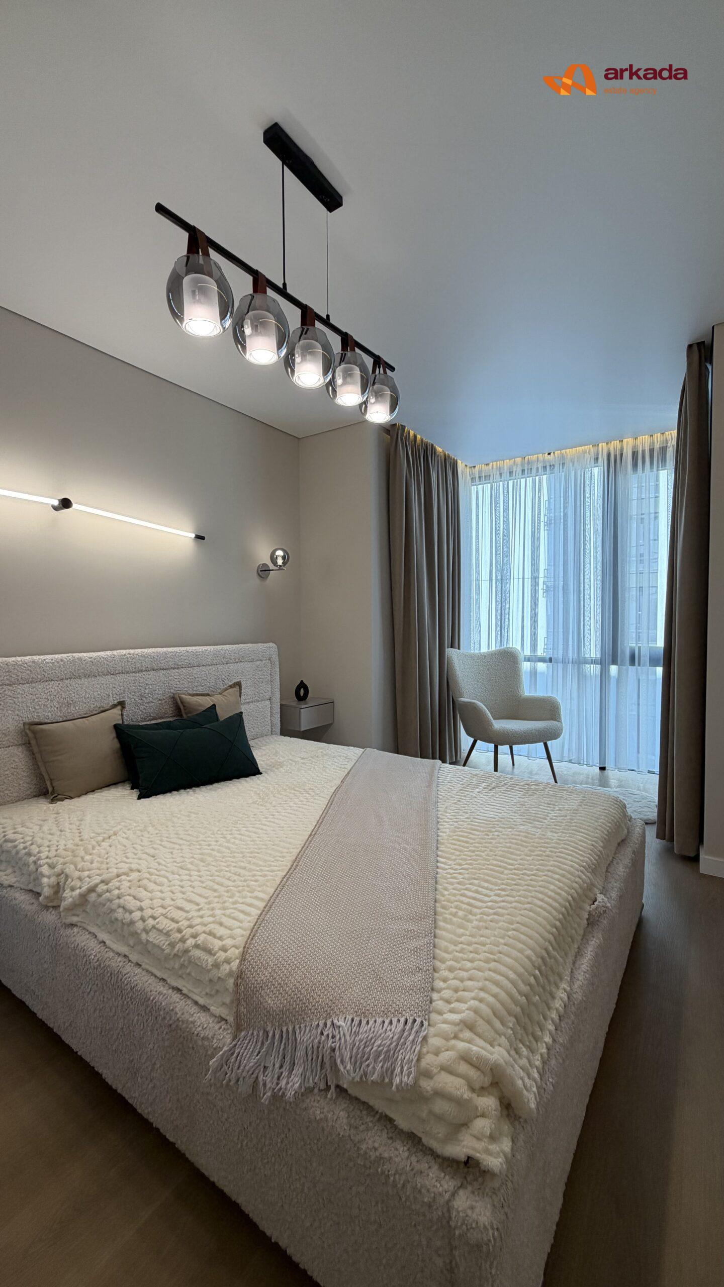 1,5кім в жк біля озера, Manhattan, 6будинок
